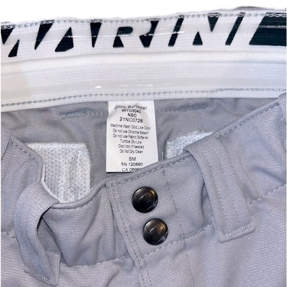 Mens Baseball Pants In Gray - Picture 6 of 6